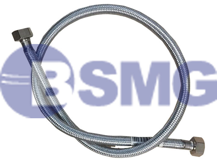 უჟანგი დრეკადი შლანგი ონკანის 1/2 10მმ 90სმ კარგი  014587