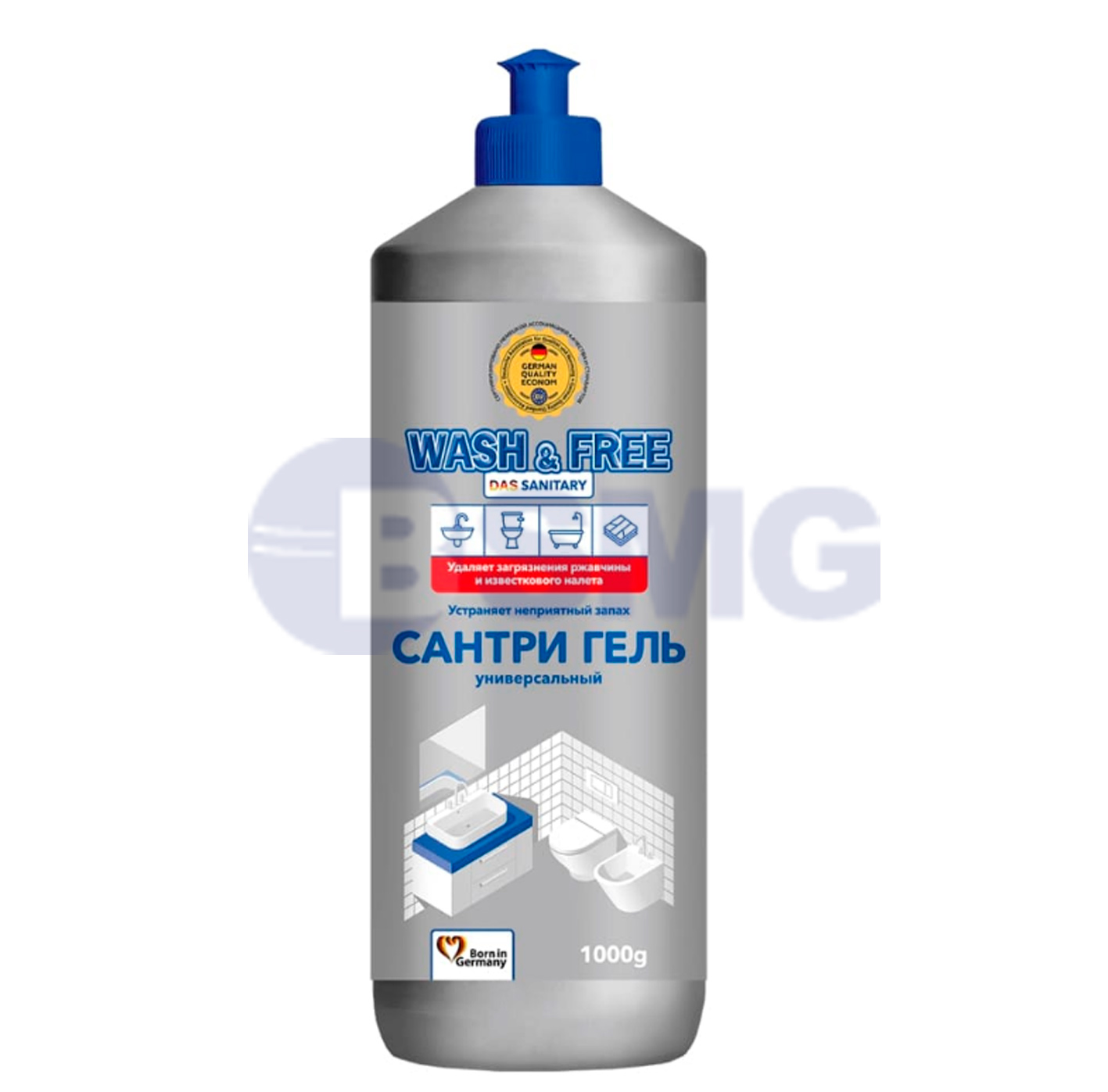 4489 - უნივერსალური  საწმენდი საშუალება"Wash & Free"   1000 გრ   022970