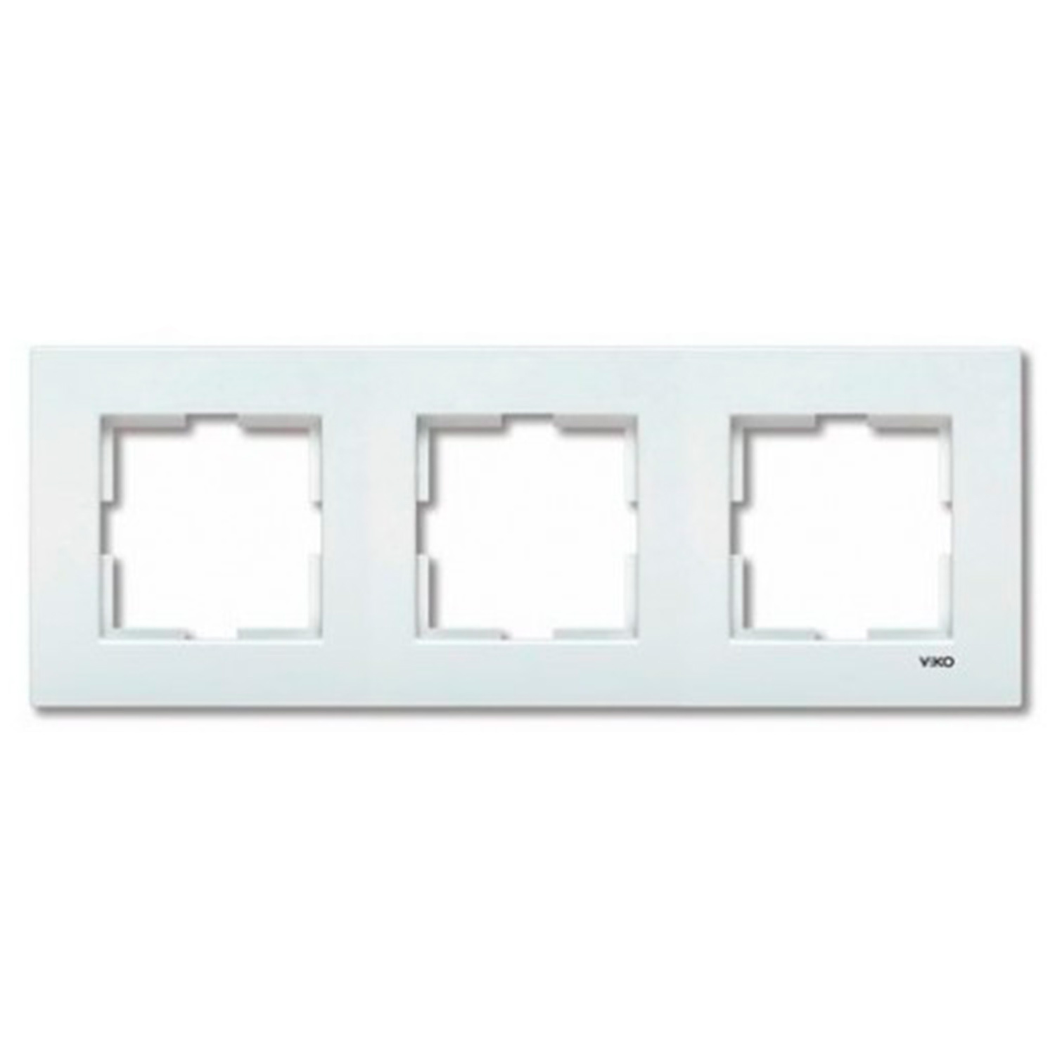 ჩამრთველ-როზეტის კანტი VIKO KARRE 3-ნი კრემი   004676