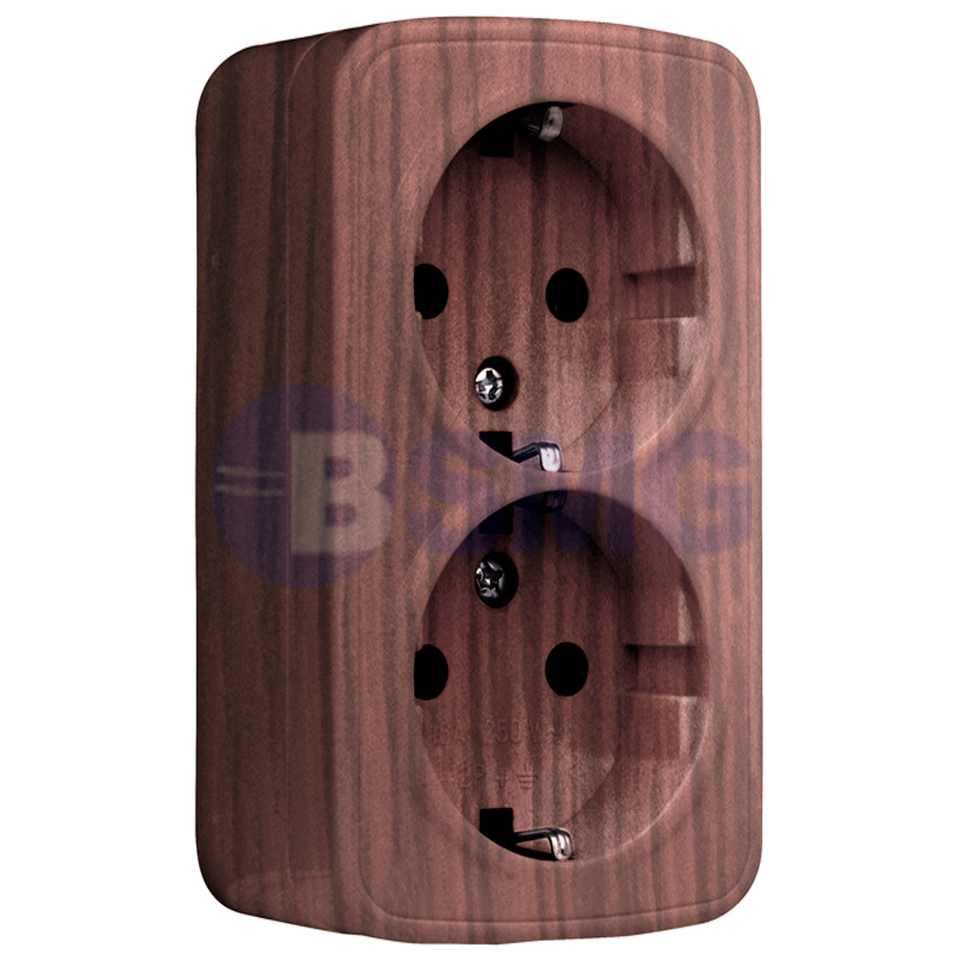 გ/როზეტი 2ბ/16Aმუქიხისფერი/minskiEKF     027170