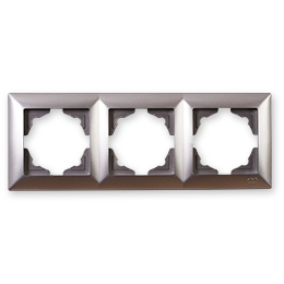 ჩარჩო M\D SEREBRO METALIK 3-ნი   004325