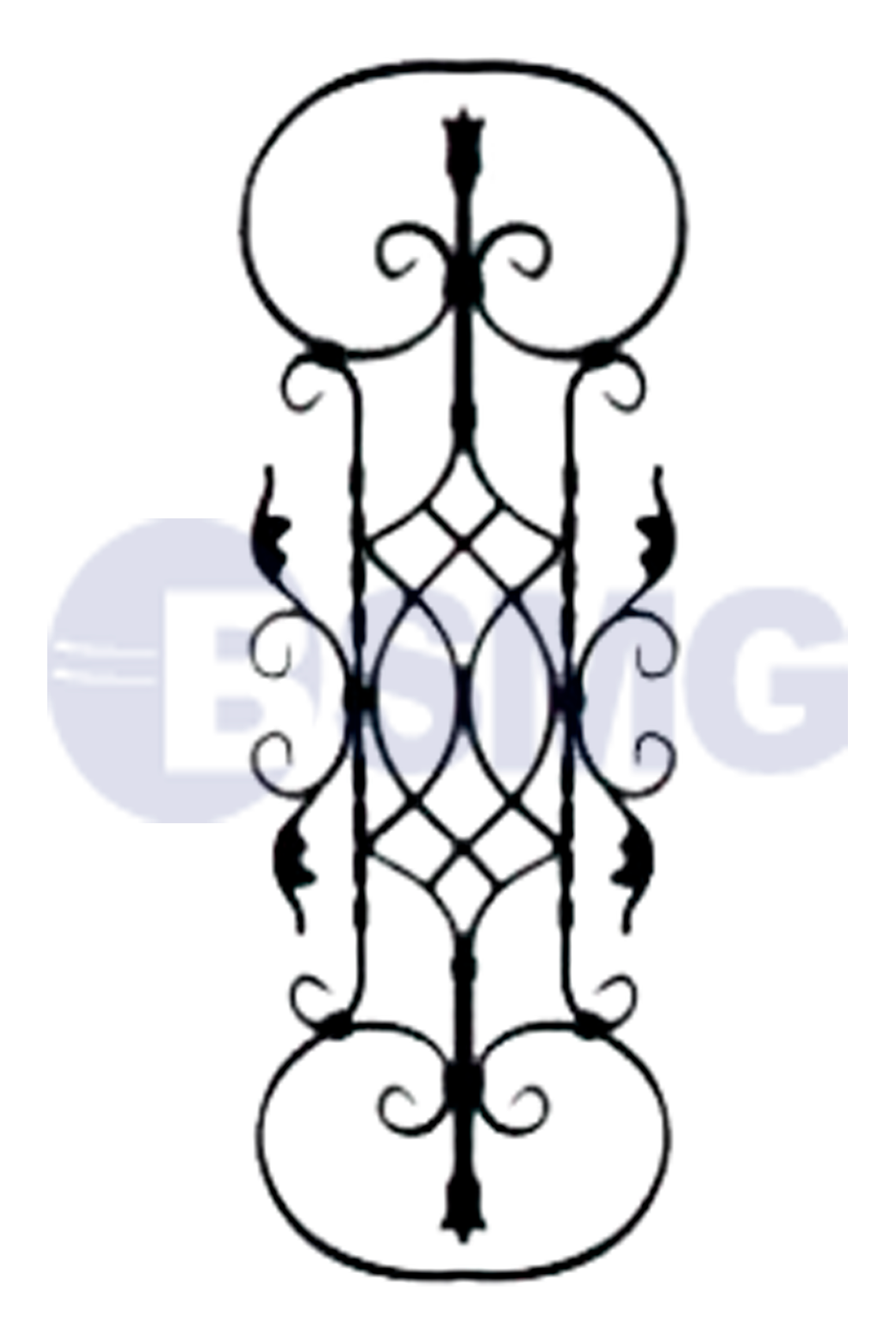 მოაჯირის კონსტრუქცია   90*31,5სმ   011376