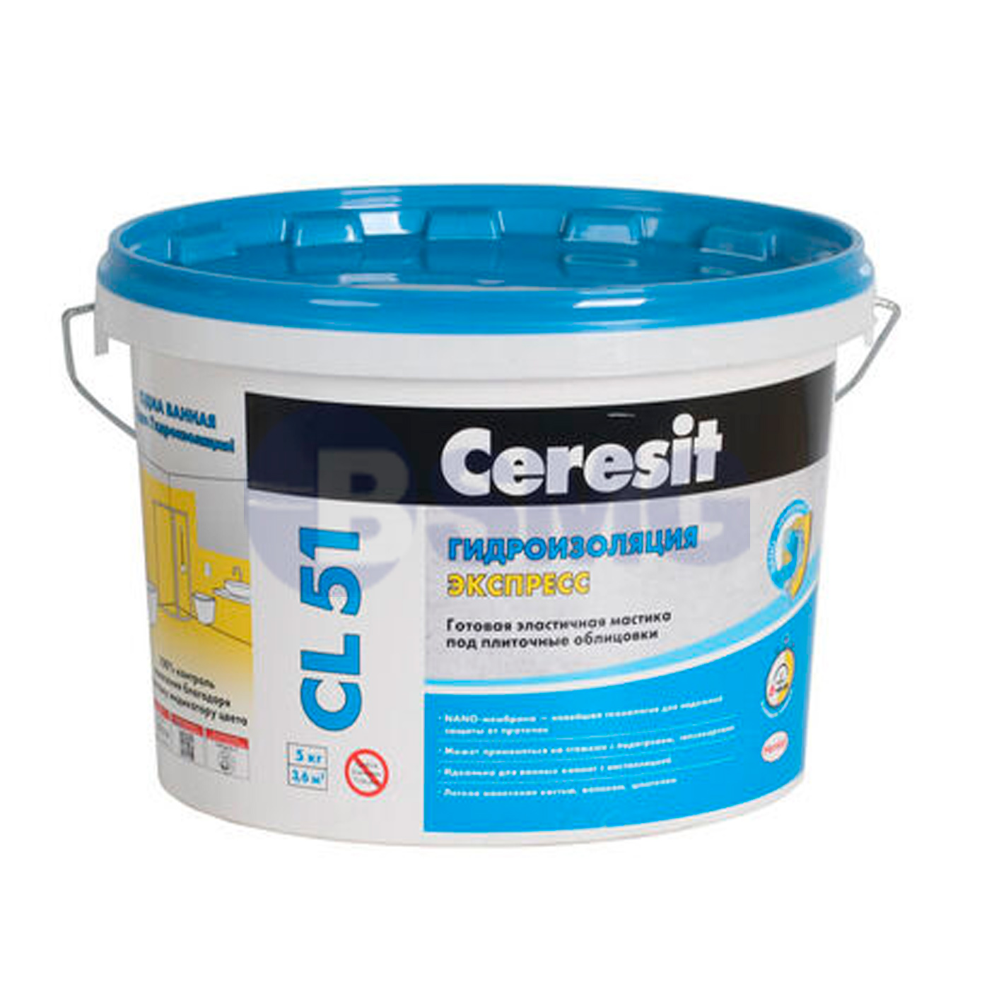 ჰიდროიზოლაცია"ceresit" CL51 5კგ	 024674