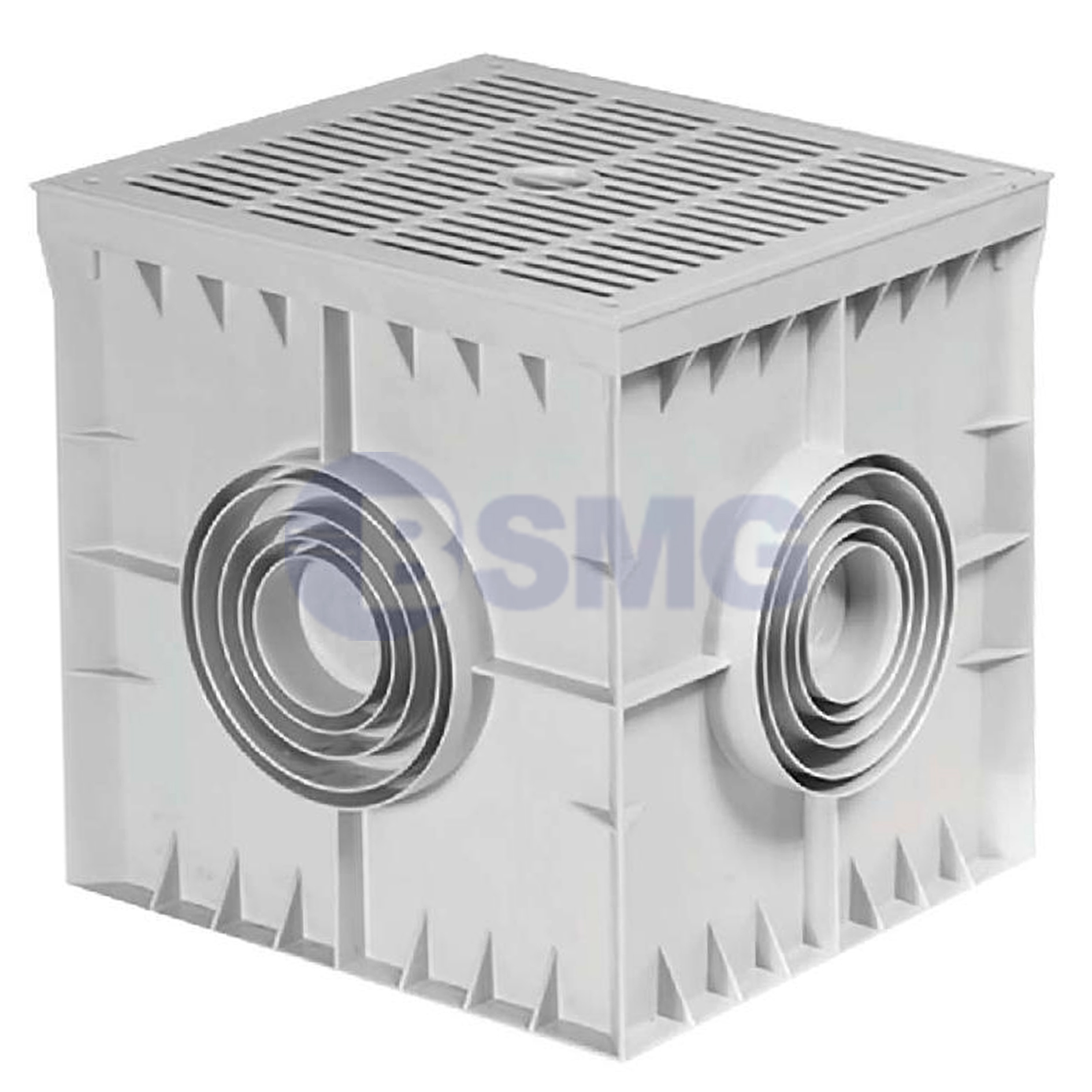 PLS 30X30  ROGAR KUTUSU+KAPAK / 30X30 კანალიზაციის პლასტმასის ჭა თავსახურით 026213