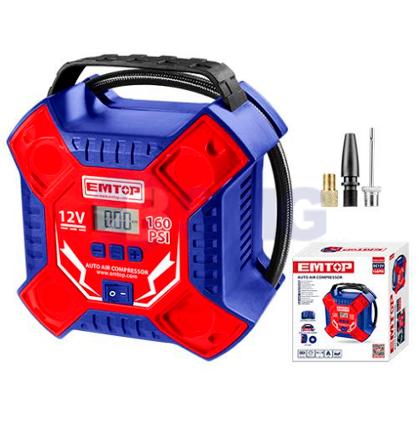 EMTOP ჰაერის კომპრესორი 18ა 12ვ EAAC3502     028023