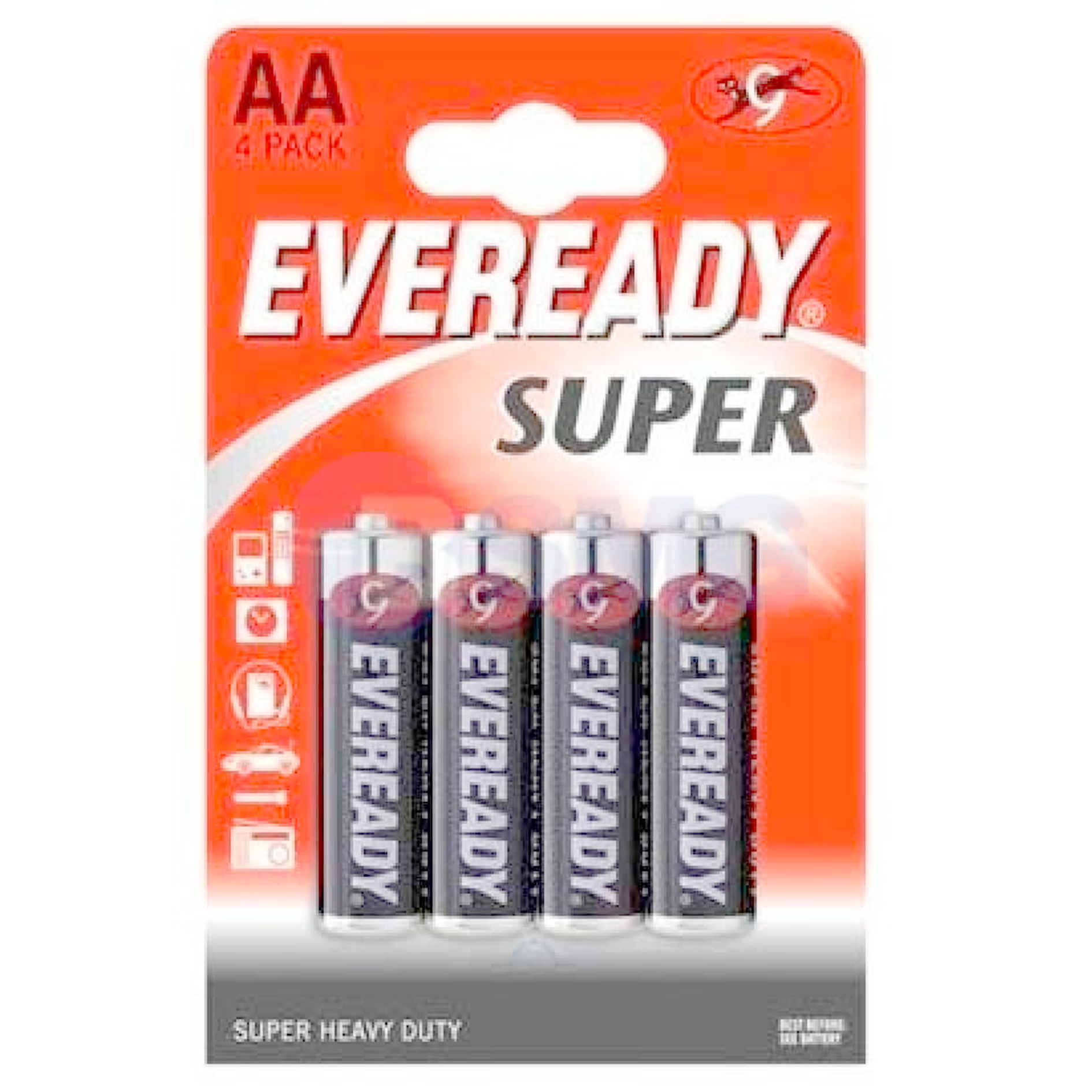 3590 Eveready Super AA ელემენტი, 4ც შეკრა R6-FSB4 (637084)  024798