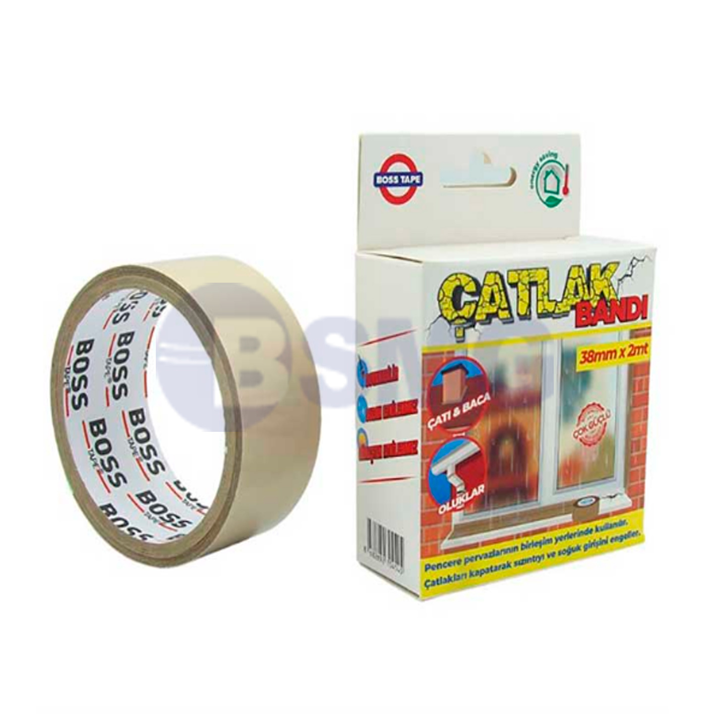 სკოჩი გარე ბზარებისთვის 38მმ X 2მ    026358