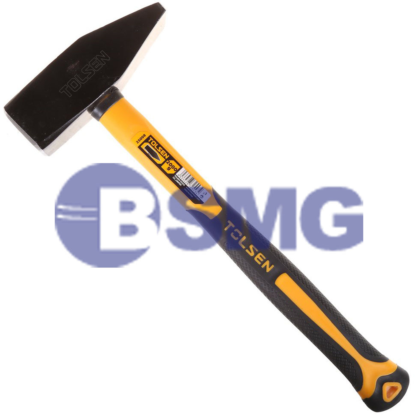 TOL190-25001 ჩაქუჩი მეტალის რეზინის სახელურით 200გრ.    016754