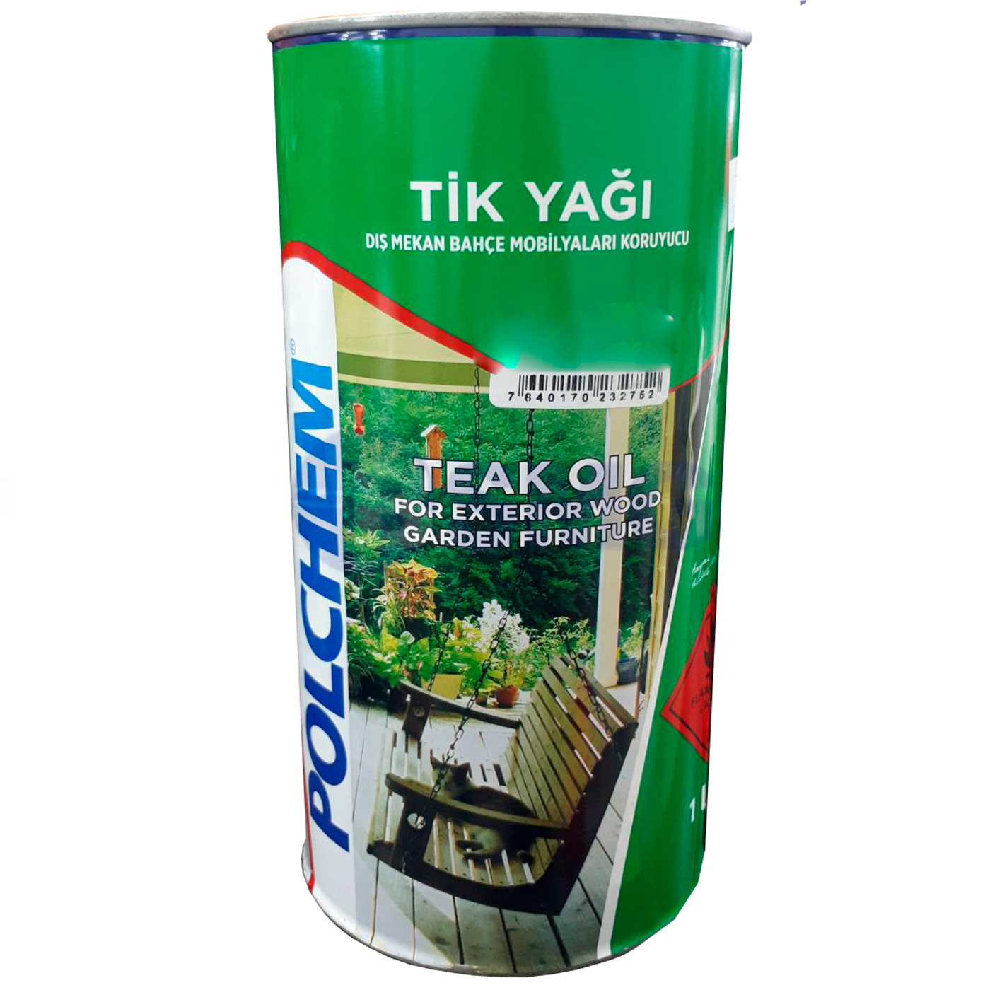 1L ხის ზეთი TEAK OIL POLCHEM   026415