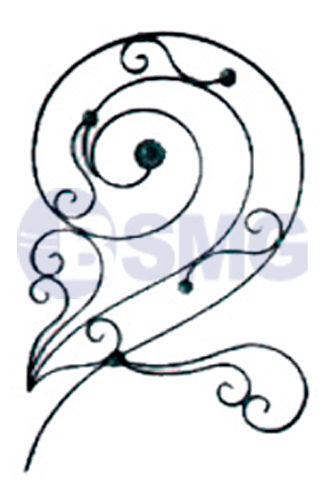 მოაჯირის კონსტრუქცია   60*108სმ    011388