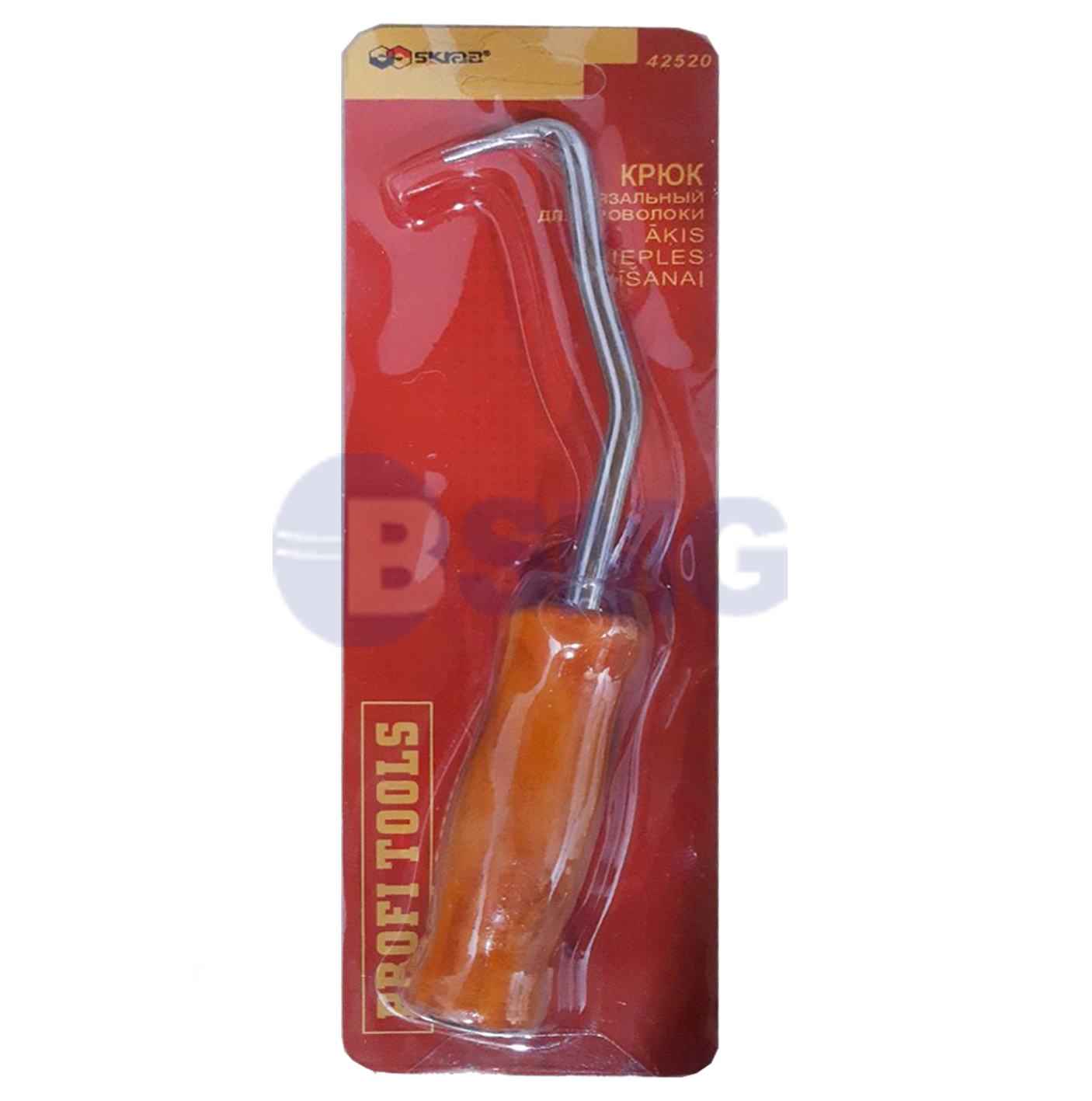 @ მეტალის მავთულის ქსოვის ინსტრუმენტი რკინის ტარით  025558