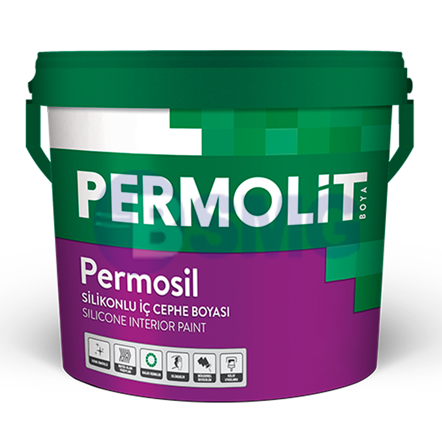 PERMOLIT PERMOSIL Silicone Interior Paint / შიდა მოხმარების საღებავი სილიკონის ფუძეზე 119 - 10 kg   004995
