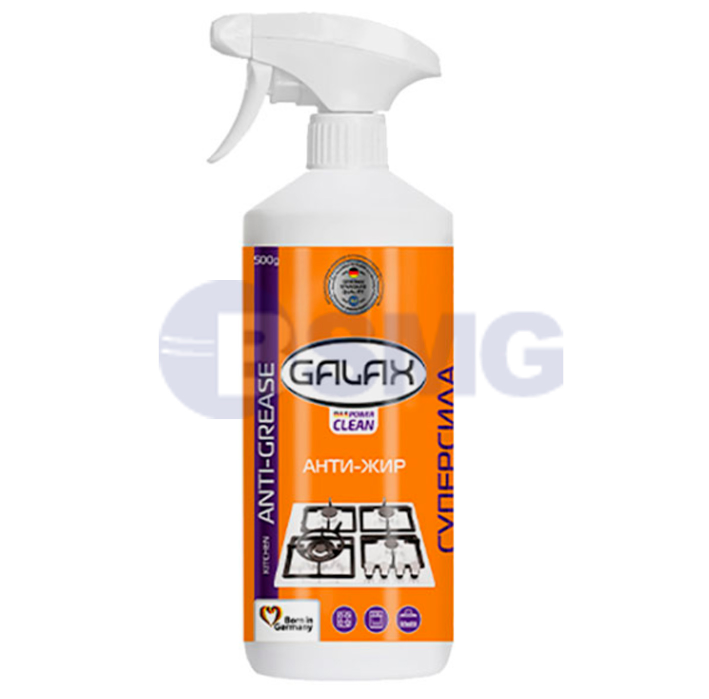 4403 - სამზარეულოს ზედაპირებიდან ცხიმის მოსაშორებელი GALAX das PowerClean, 500 გრ    022972