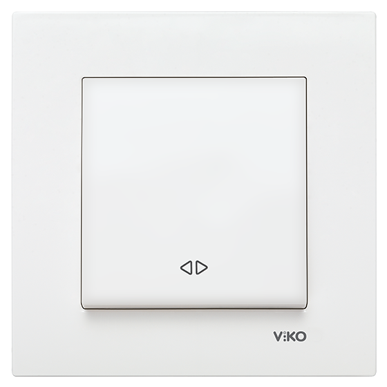 გადამრთველი VIKO KARRE 1-ნი თეთრი "პერმუტატორი”   004706