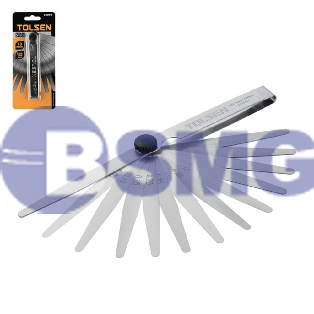 TOL325-35044 სისქის საზომი  0.05-1mm/100mmx13PCS   017402