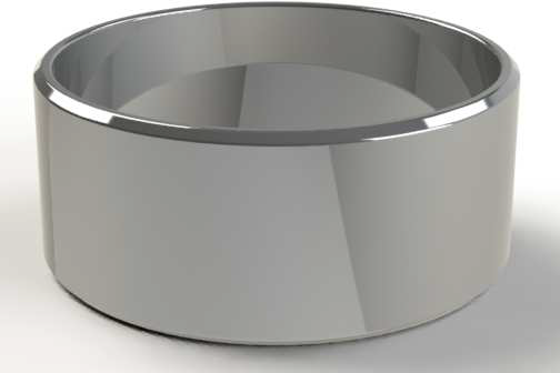 50მმ მილის რგოლი (ვერცხლი)  004207