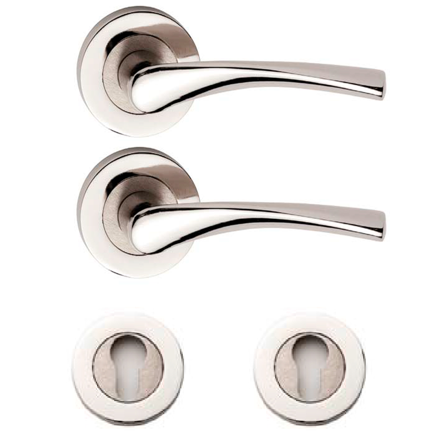 სახელური როზეტი HY_02 SN CL LOCK HanDLE  023321