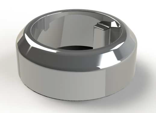 40მმ ორ პაზიანი სტოიკის კალცო (ვერცხლი) 006296