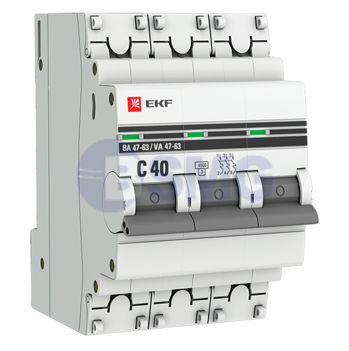 ავტ.ამომრთველი EKF 3P40A    027060