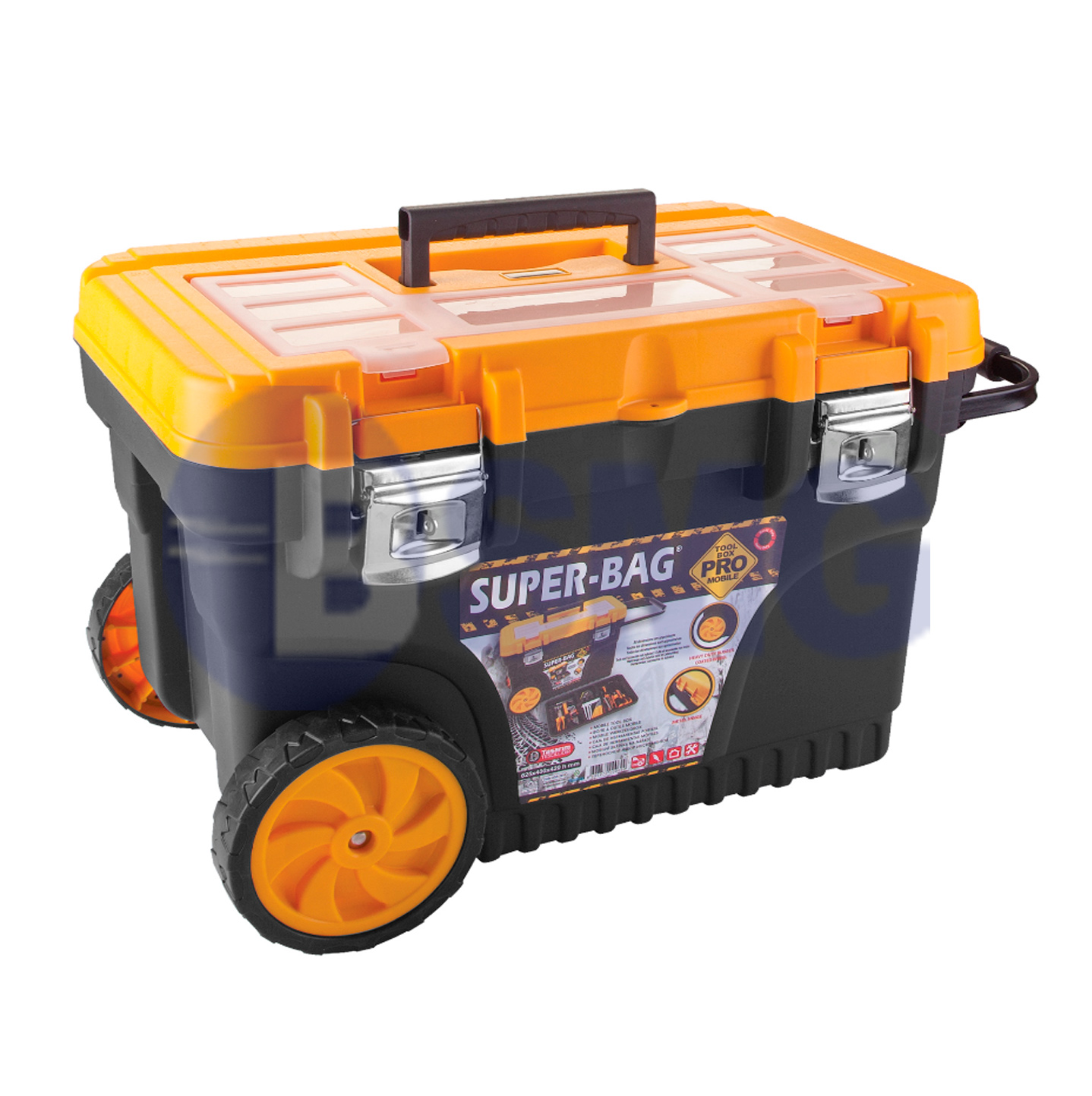 ინსტრუმენტების ყუთი ბორბლიანი 020169