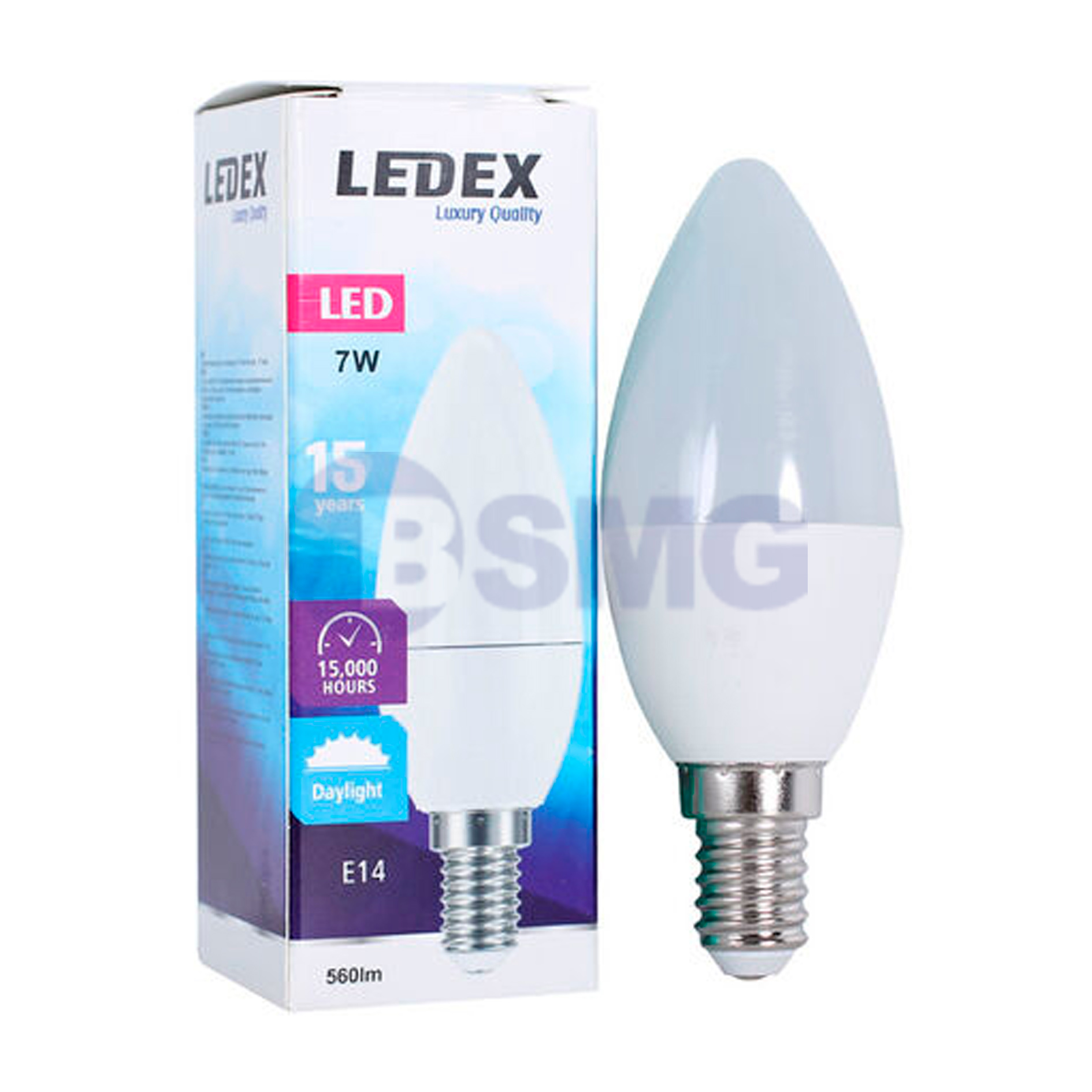 LEDEX LED35-2187 ნათურა ჭაღი 7W E14 3000K   025640