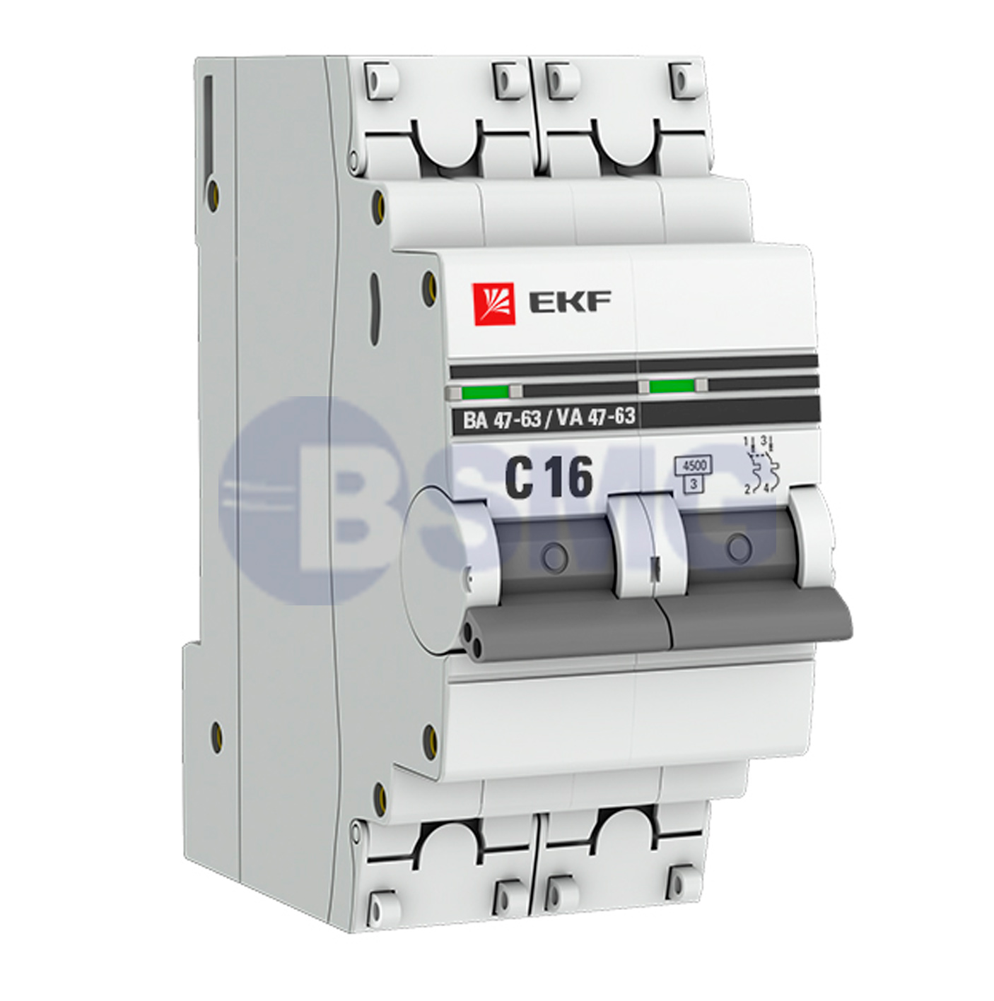 ავტ.ამომრთველი EKF 2P16A   027049