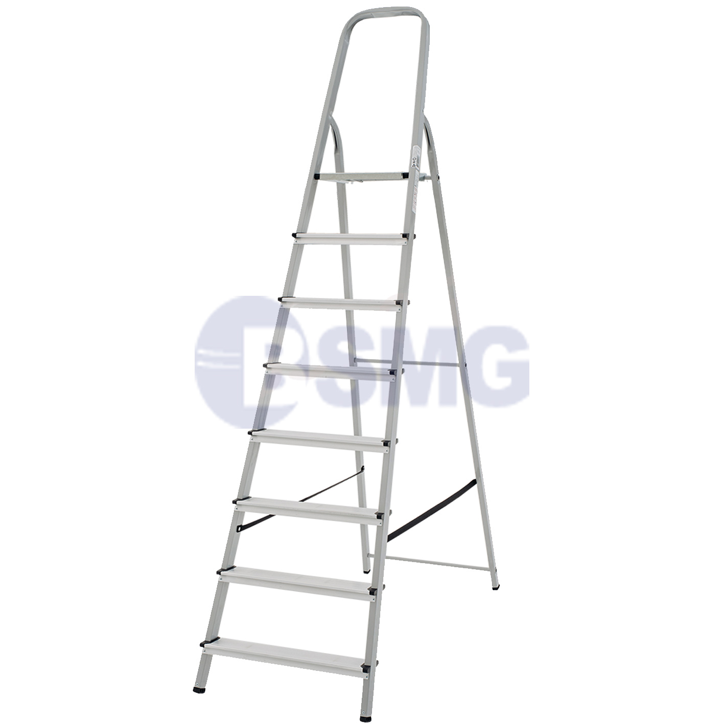 მეტალის კიბე ალუმინის საფეხურით 113, 1X8 (1130108)  025032