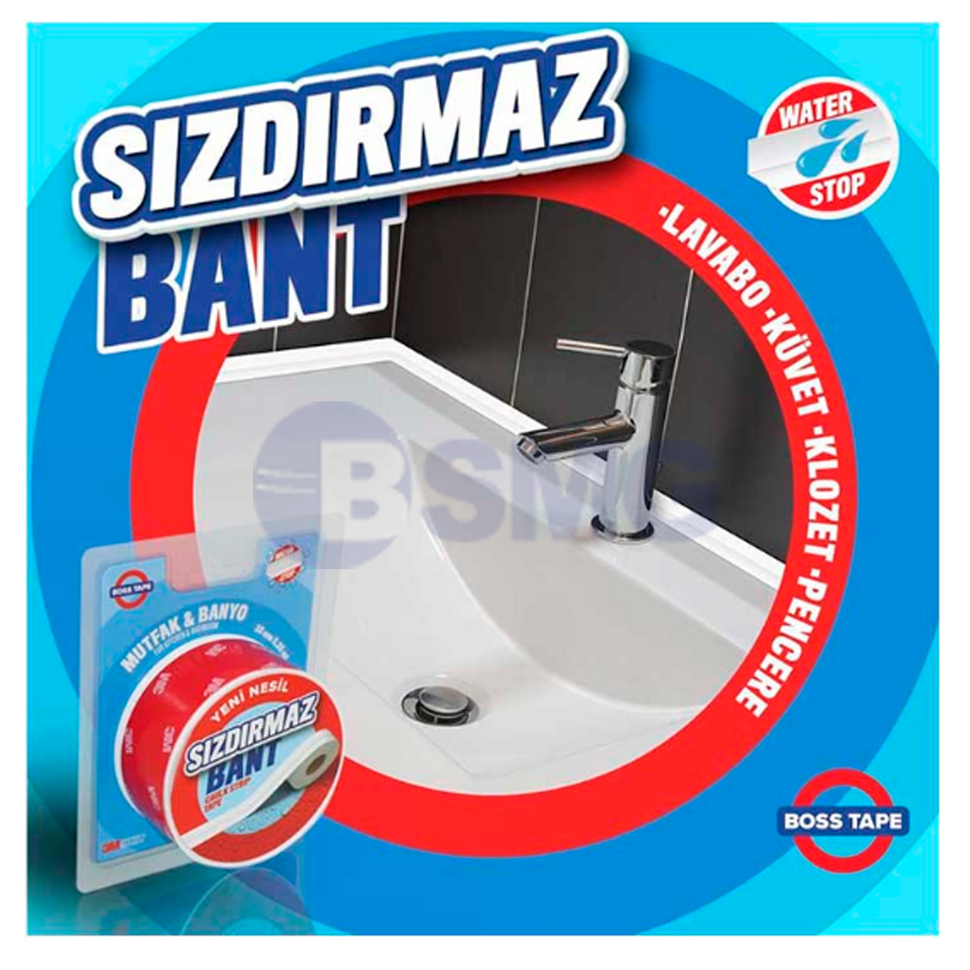 წყალგამძლე სკოჩი სააბაზანოს კანტებისთვის 38მმ X 3.35მ     026407