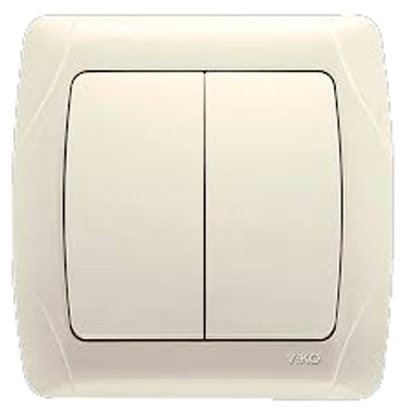 გადამრთველი VIKO CARMEN 2-ნი კრემი   004707