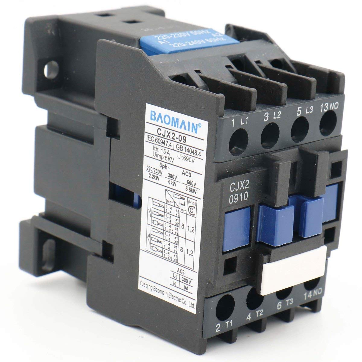 დამც. მოწყ. CONTACTOR CJX2-09 AC 220 V   017386