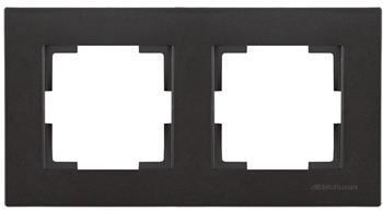 ჩარჩო ორიანი შავი RITA 2G.HORIZANTAL FRAME BLACK   025109