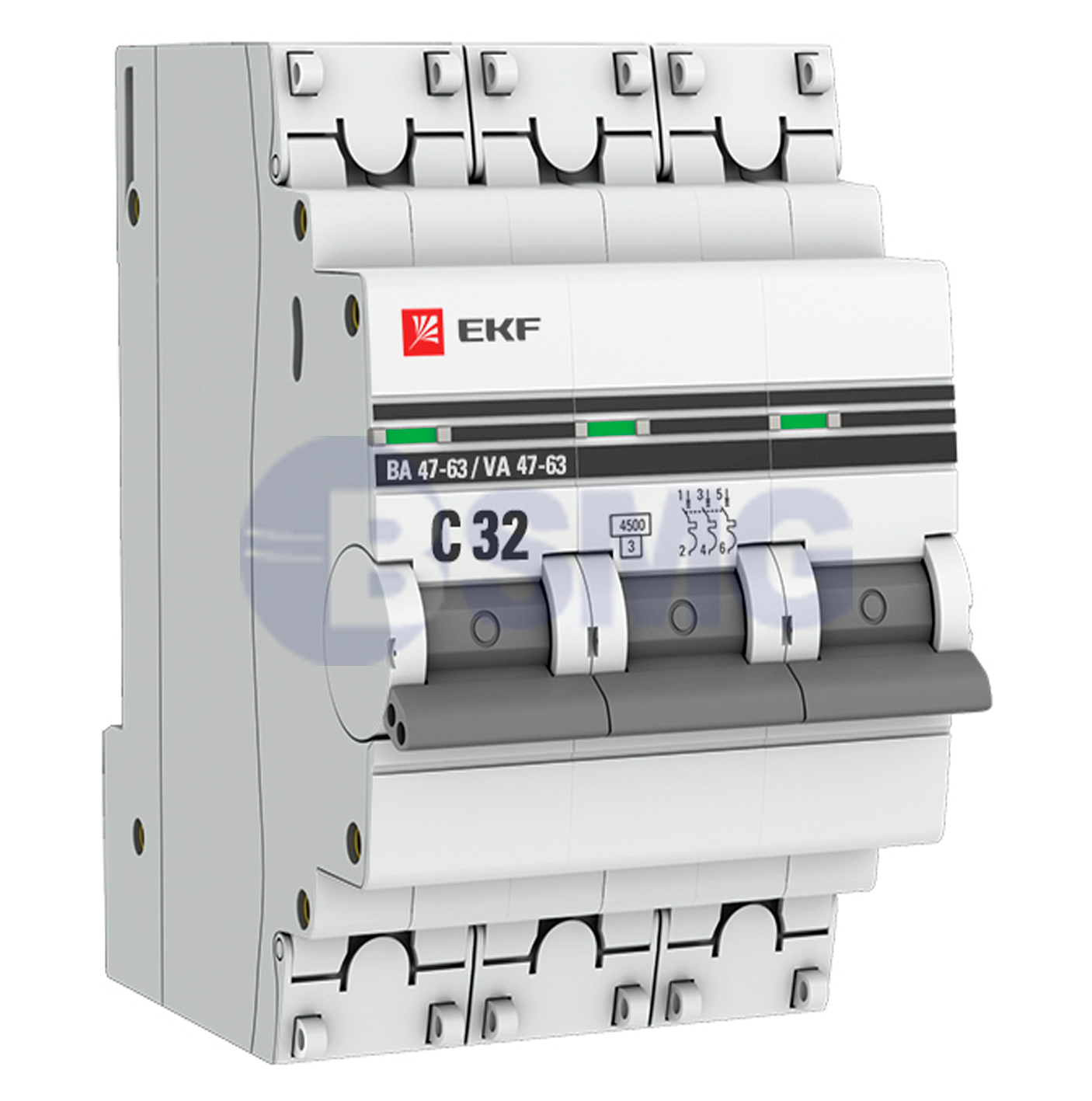 ავტ.ამომრთველი EKF 3P32A    027059