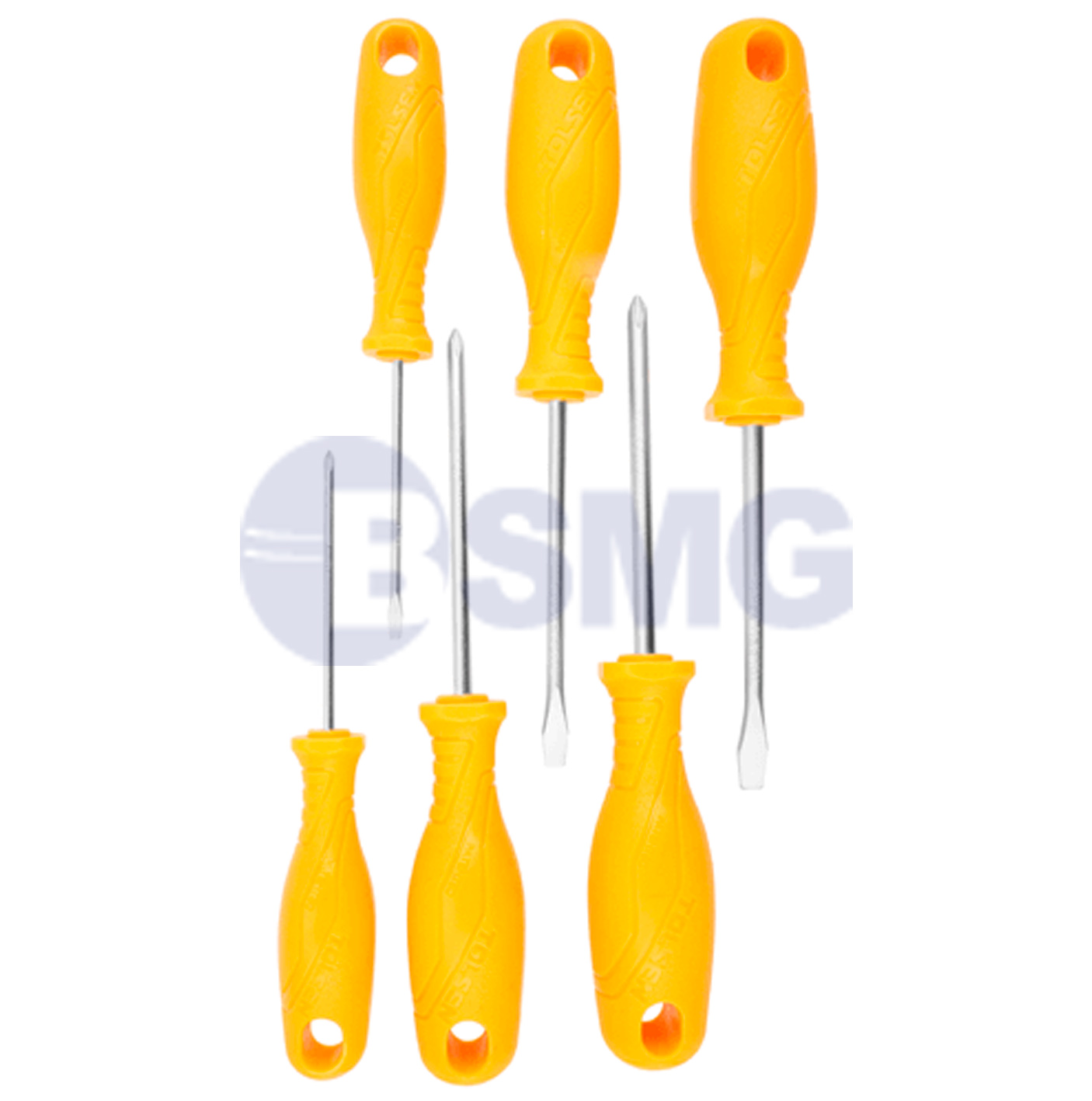 TOL1968-20738 სახრახნისების ნაკრები YELLOW 6ც-იანი   027575