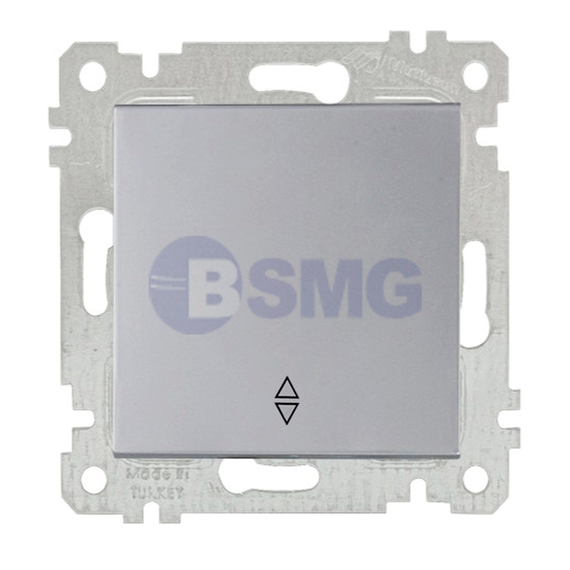 ჩამრთველი რევერსი ვერც. RITA ONEG.TWO WAY SWITCH INOX   025381