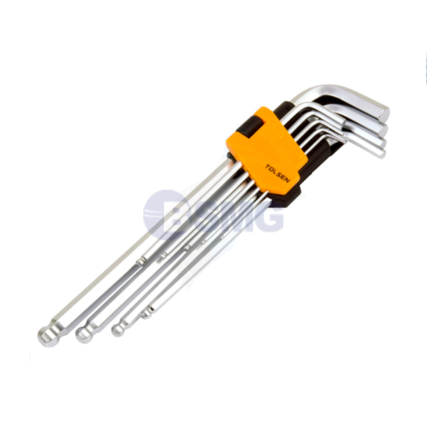 TOL45-20054 ექვსკუთხა სახრახნისის ნაკრები გრძელი სახელურით 9ც.-იანი     016944