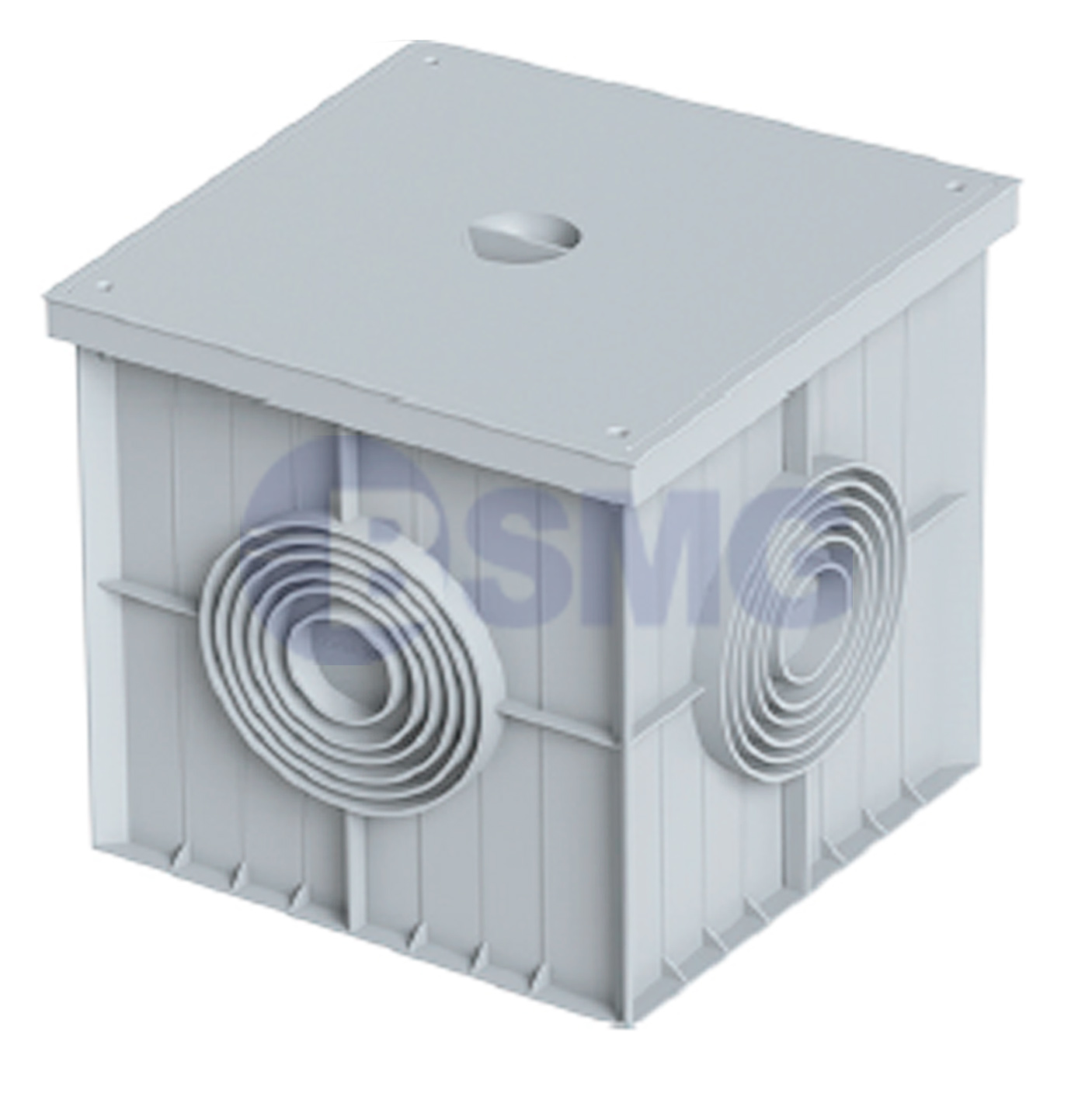 პლასტმასის ჭა თავსახურით 55X55 / RÖGAR SET KUTU 55X55     028797