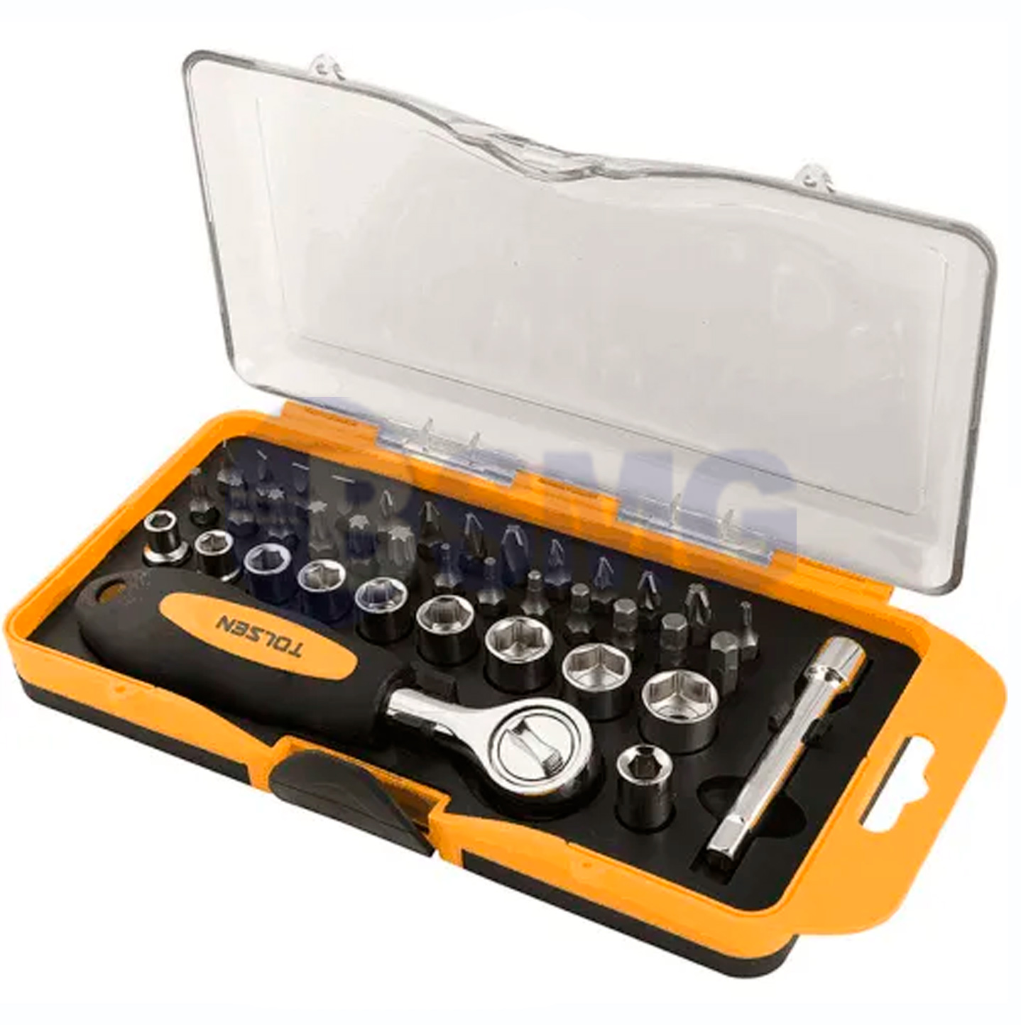 TOL42-20035 ქანჩის და სათადარიგო პირების ნაკრები 38ც.-იანი	 006207