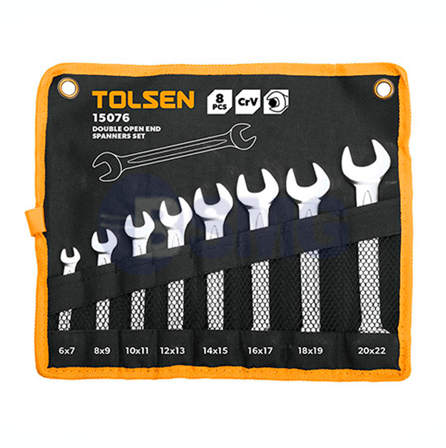 TOL32-15076 ქანჩის გასაღების ნაკრები 8ც.-იანი    006013