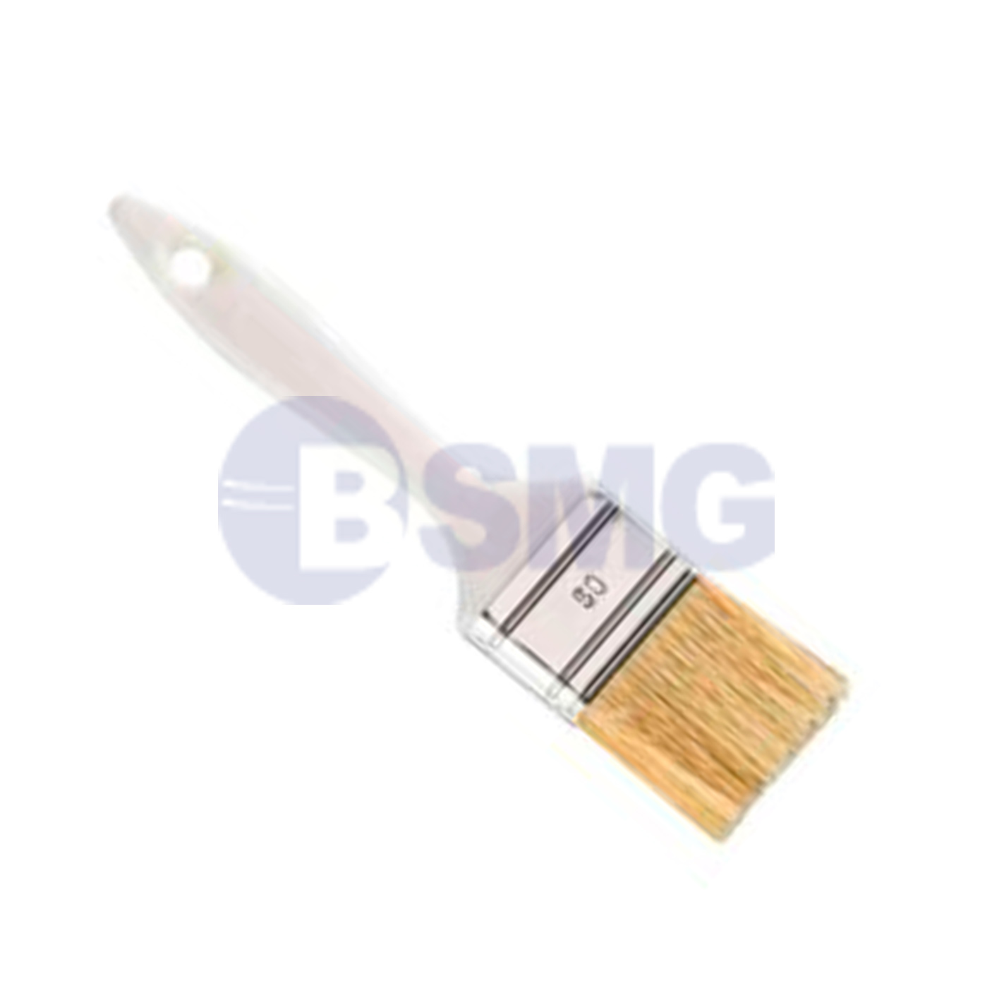 ფუნჯი ბრტყელი თეთრი სახელურით 30მმ, 9600-384030  024913