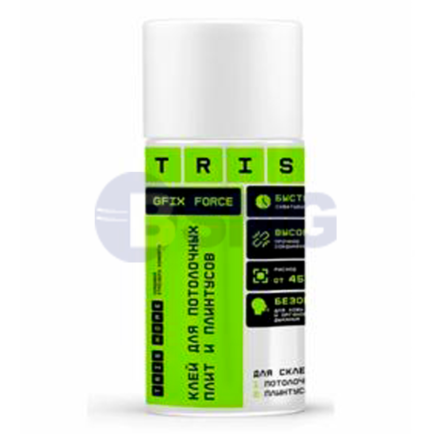 ჭერის ფილებისა და პლინტუსების ჰაერზოლოვანი წებო  500 მლ    027757