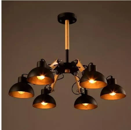 ჭაღი D2024-6 შავი  019164