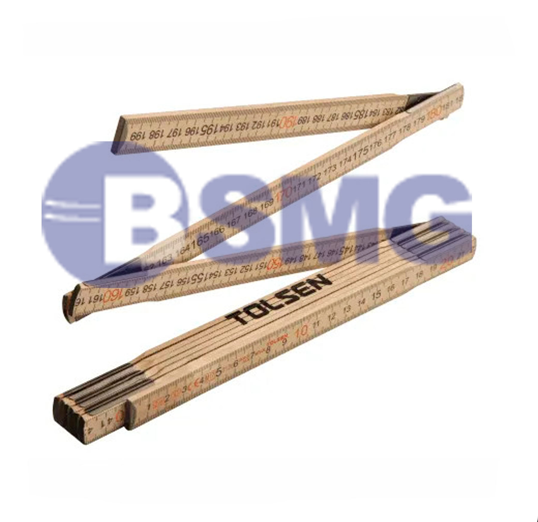 TOLSEN TOL1111-35046 ხის სახაზავი დასაკეცი 2M  020955