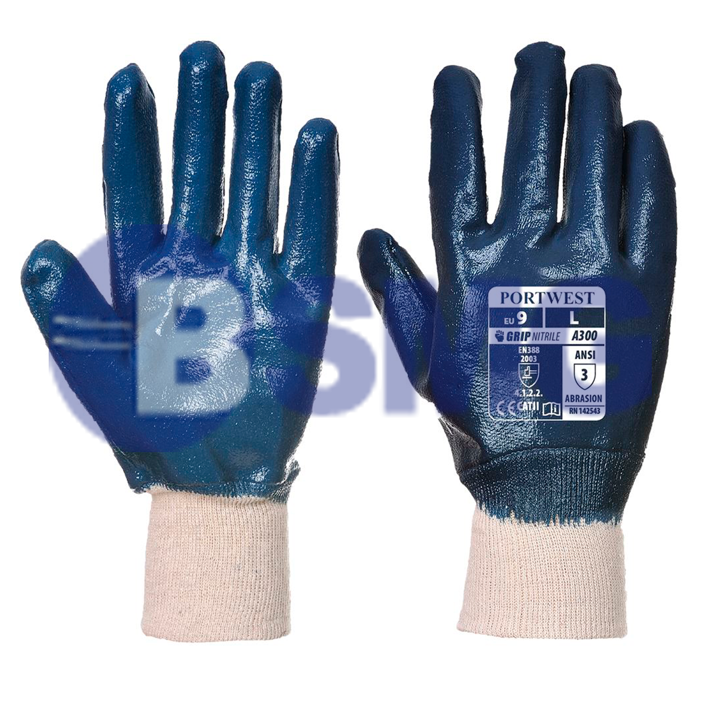 სამუშაო ხელთათმანი მუქი ლურჯი (1*120)  020590