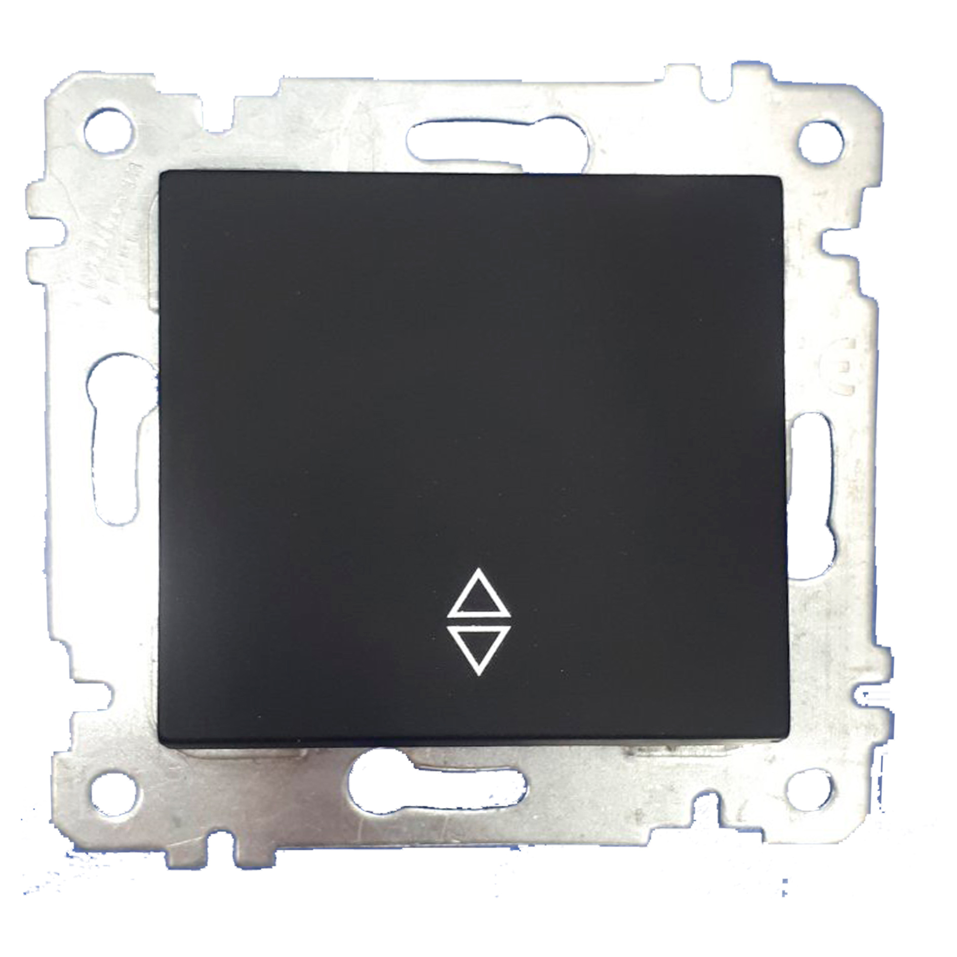 ჩამრთველი რევერსი შავი   RITA TWOG.TWO WAY SWITCH BLACK   025114