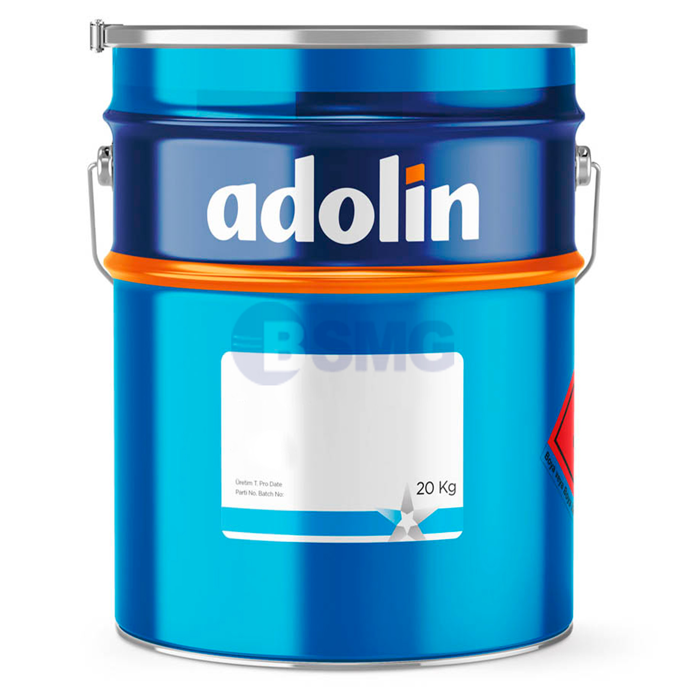 საღებავი ENAMEL SENTETIK SIYAH 18 KG   021889